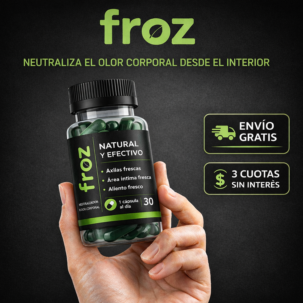 Froz | Neutraliza el olor corporal desde el interior