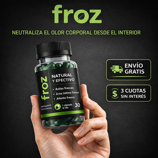 Froz | Neutraliza el olor corporal desde el interior